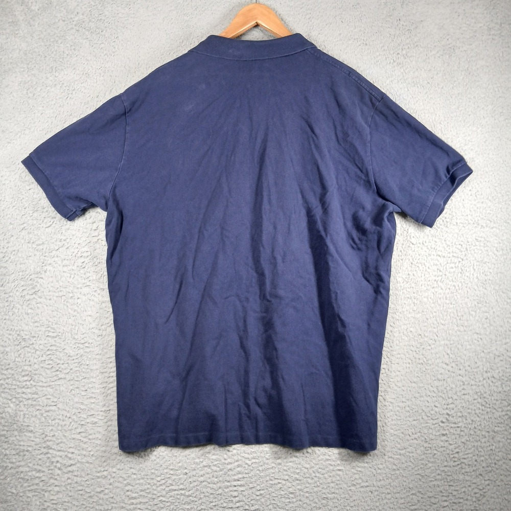 Polo Ralph Lauren Classic Fit Pique Short Sleeve Polo Shirt XXL Navy Blue - Picture 3 of 9